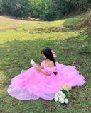 Princess 17th Birthday Dresses Pink Birthday Dress For Teens HZ1022