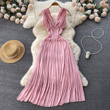 Cute A line V neckline Summer Holiday Bohemian Dress Women Dress HZ1022