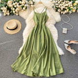 simple backless short summer women's dress HZ1022