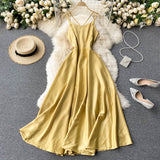 simple backless short summer women's dress HZ1022
