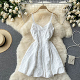 Sexy Spaghetti Straps Lace Short Dress Summer Women Holiday Dress HZ1022