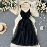 Sexy Spaghetti Straps Tulle Short Dress Hot Women Dress HZ1022