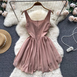 Sexy Irregular Design Straps Short Women Dress HZ1022