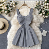 Cute Spaghetti Straps Floral Dress Women Dress HZ1022