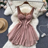 Sexy Irregular Design Straps Short Women Dress HZ1022