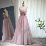 Spaghetti Straps Backless Formal Prom Dresses for Wedding Party HZ1022