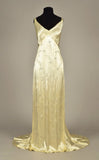 Modest A Line V Neckline Yellow Satin Beads Long Party Dress Prom Dresses HZ1022