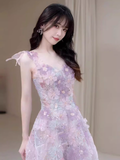 Luxury A line Off The Shoulder Floral Prom Dress Long Prom Dresses HZ1022