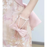 Vintage A line Strapless Party Dresses Pink Prom Dresses HZ1022