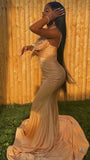 Straps Prom Dresses Beads Bodice Glitter Prom Dress Birthday Outfits HZ1022