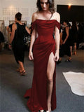 Sheath Prom Dresses Minimalist Dress Evening Party Dress Sleeveless Prom Dress HZ1022
