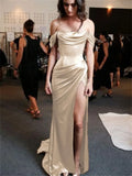 Sheath Prom Dresses Minimalist Dress Evening Party Dress Sleeveless Prom Dress HZ1022