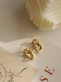2025 new trendy earrings light luxury high-end niche geometric design earrings for women HZ1022