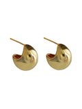 Gold and silver peas earrings silver commuter earrings earrings female simple atmosphere everyday versatile small HZ1022